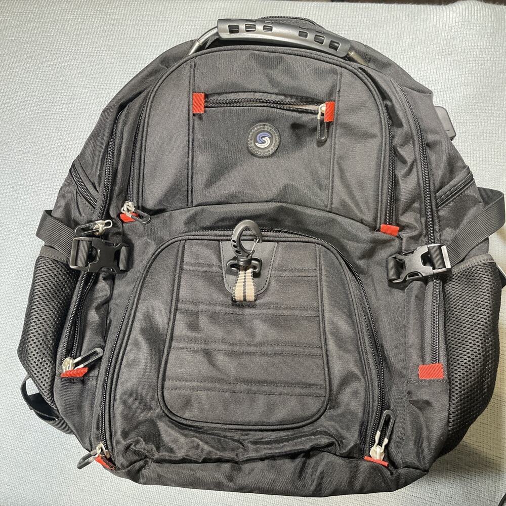Shrrdoo Extra Large 50L Travel Laptop Backpack with USB Charging Port